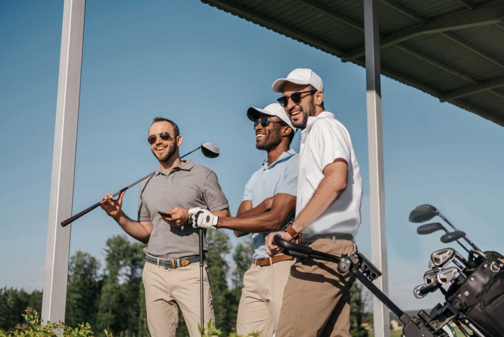 Golfeurs sympas au Sporting Club Vichy Golf